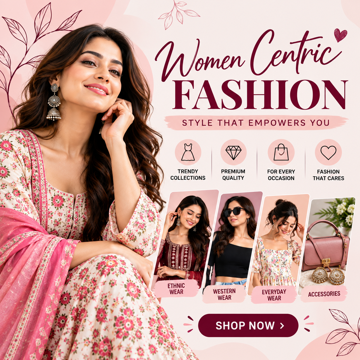 Floral Printed Kurti
