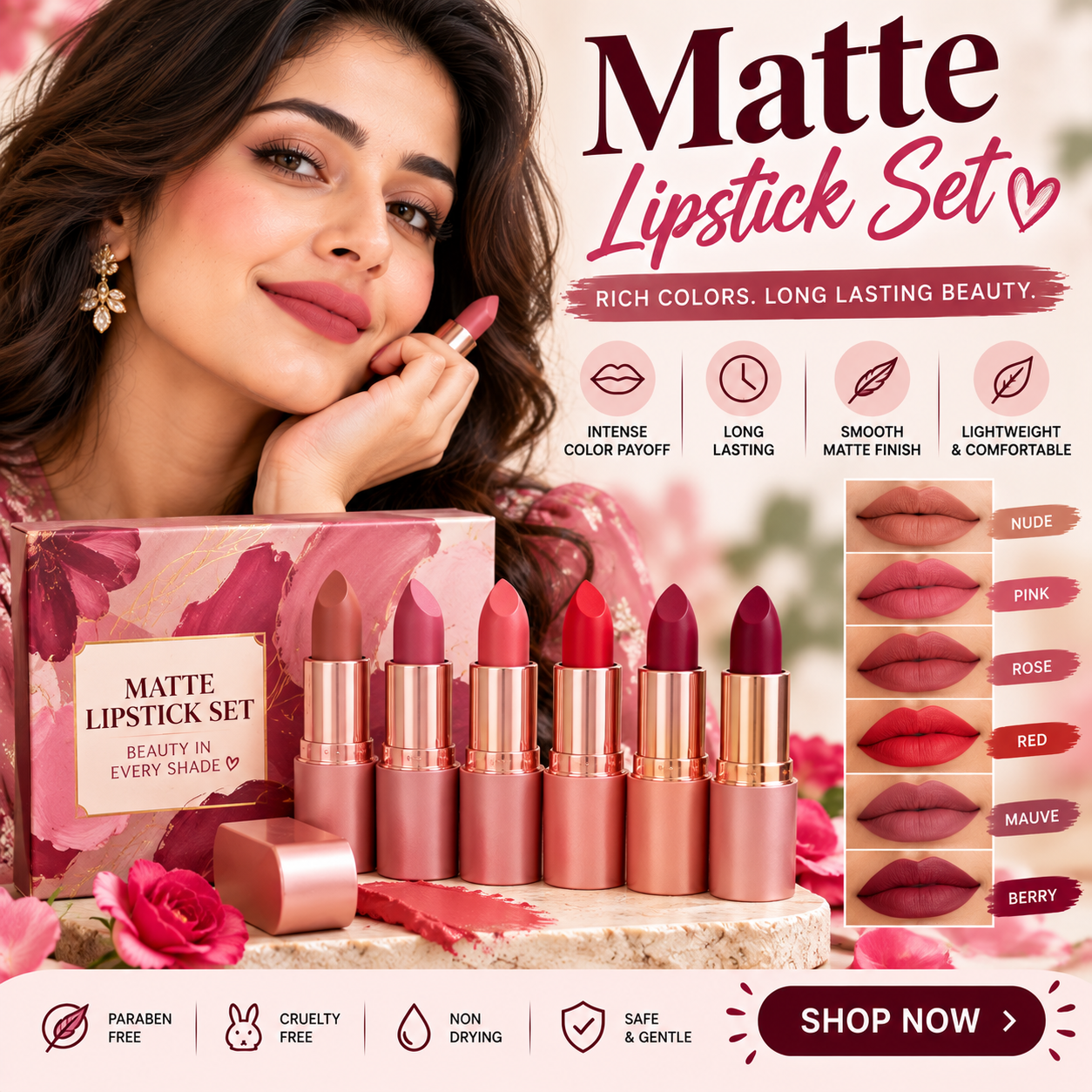 Matte Lipstick Set